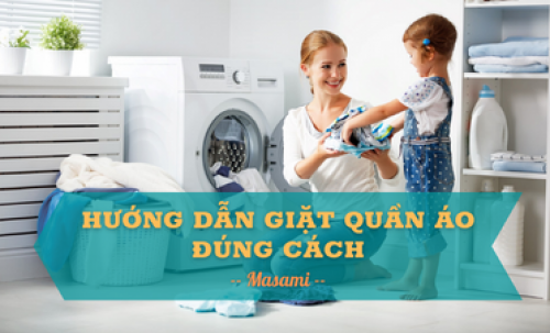 Cách giặt quần áo đúng cách