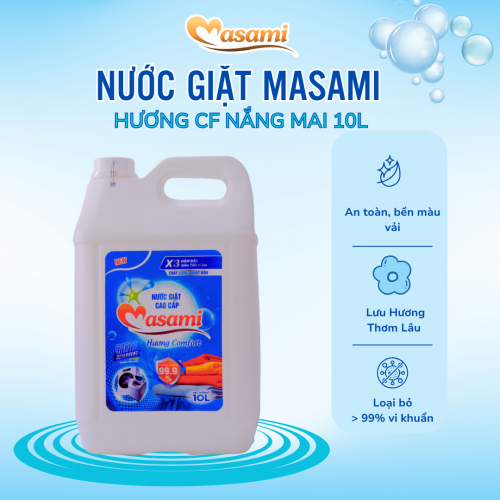 Nước giặt Masami CF Nắng Mai 10L