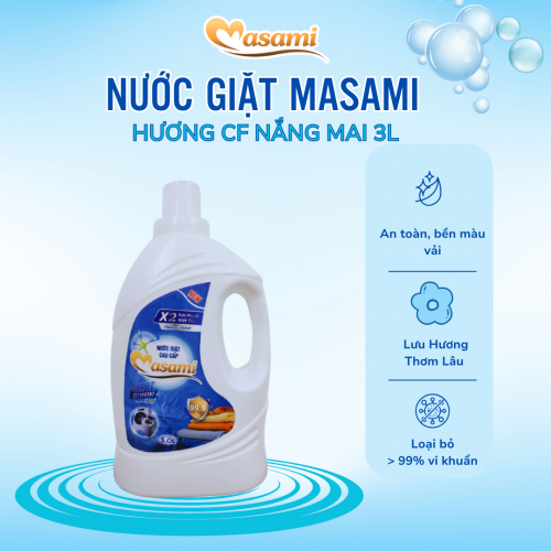 Nước giặt Masami CF Nắng Mai 3L