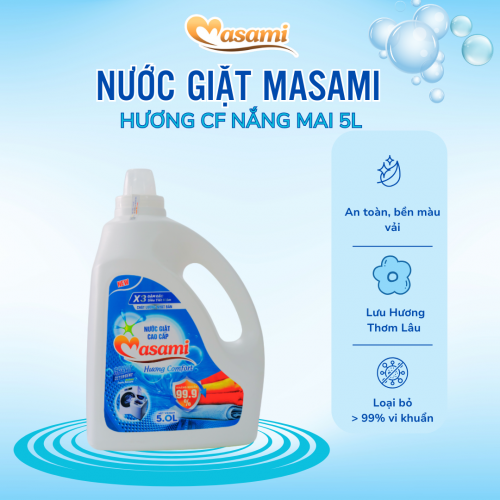 Nước giặt Masami CF Nắng Mai 5L