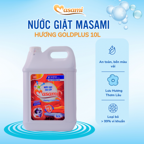 Nước giặt Masami Glod Plus 10L