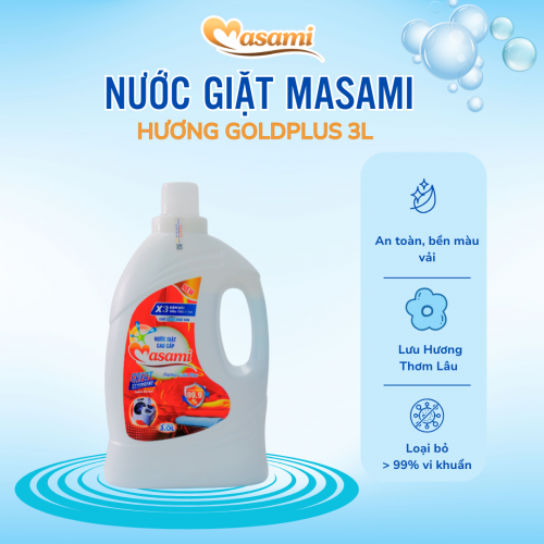 Nước giặt Masami Glod Plus 3L