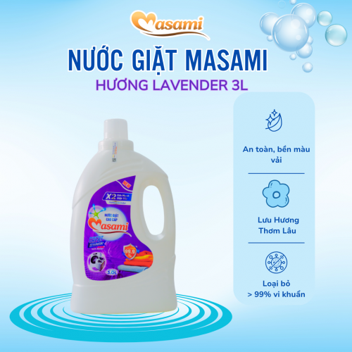 Nước giặt Masami Lavender 3L