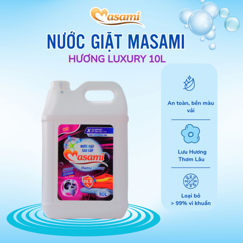 Nước giặt Masami Luxury 10L