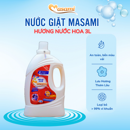 Nước giặt Masami nước hoa 3L