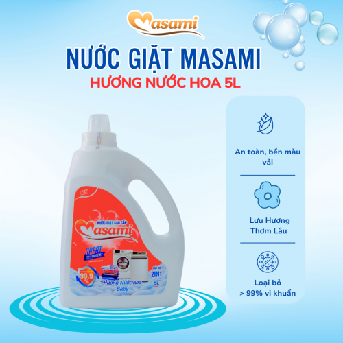 Nước giặt Masami nước hoa 5L