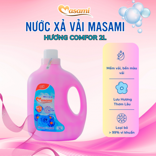 Nước xả vải Masami Comfort 2 lít