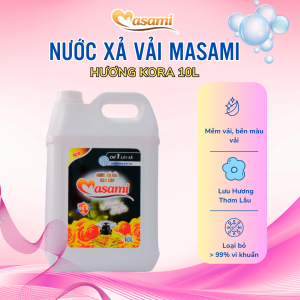 Nước xả vải Masami hương Kora 10 lít