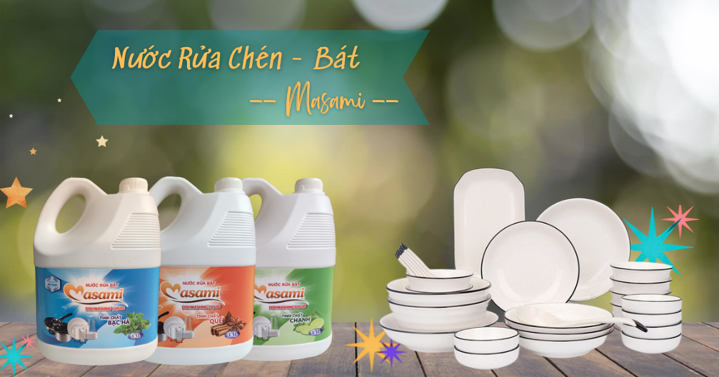  Banner nước rửa chén