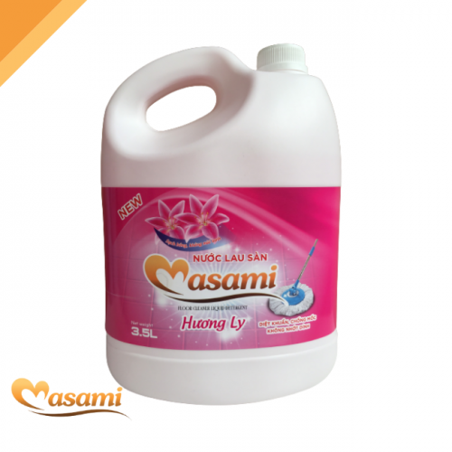 Nước lau sàn nhà Masami hương hoa Ly 3.5 lít 